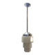 Old ceiling lamp/suspension skyscraper opaline art deco bahaus modernist 1930s tbe