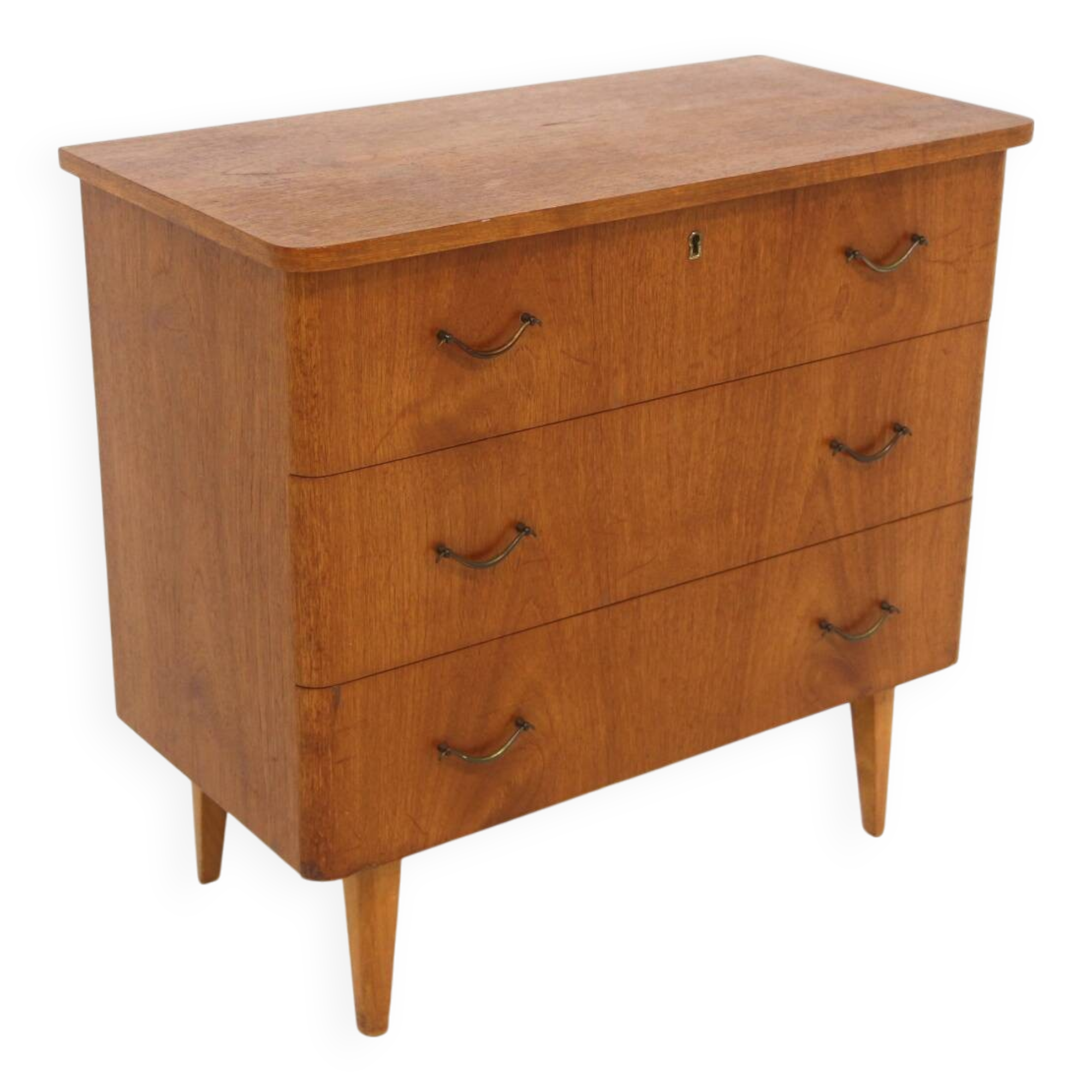 Scandinavian teak chest of drawers, Sweden, 1950