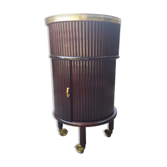 Mahogany cylindrical bar furniture