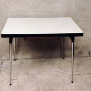 Table and 2 chairs set made of Formica.