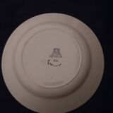 Assiette en faïence de Gien modèle Nice diam 22,5 cm
