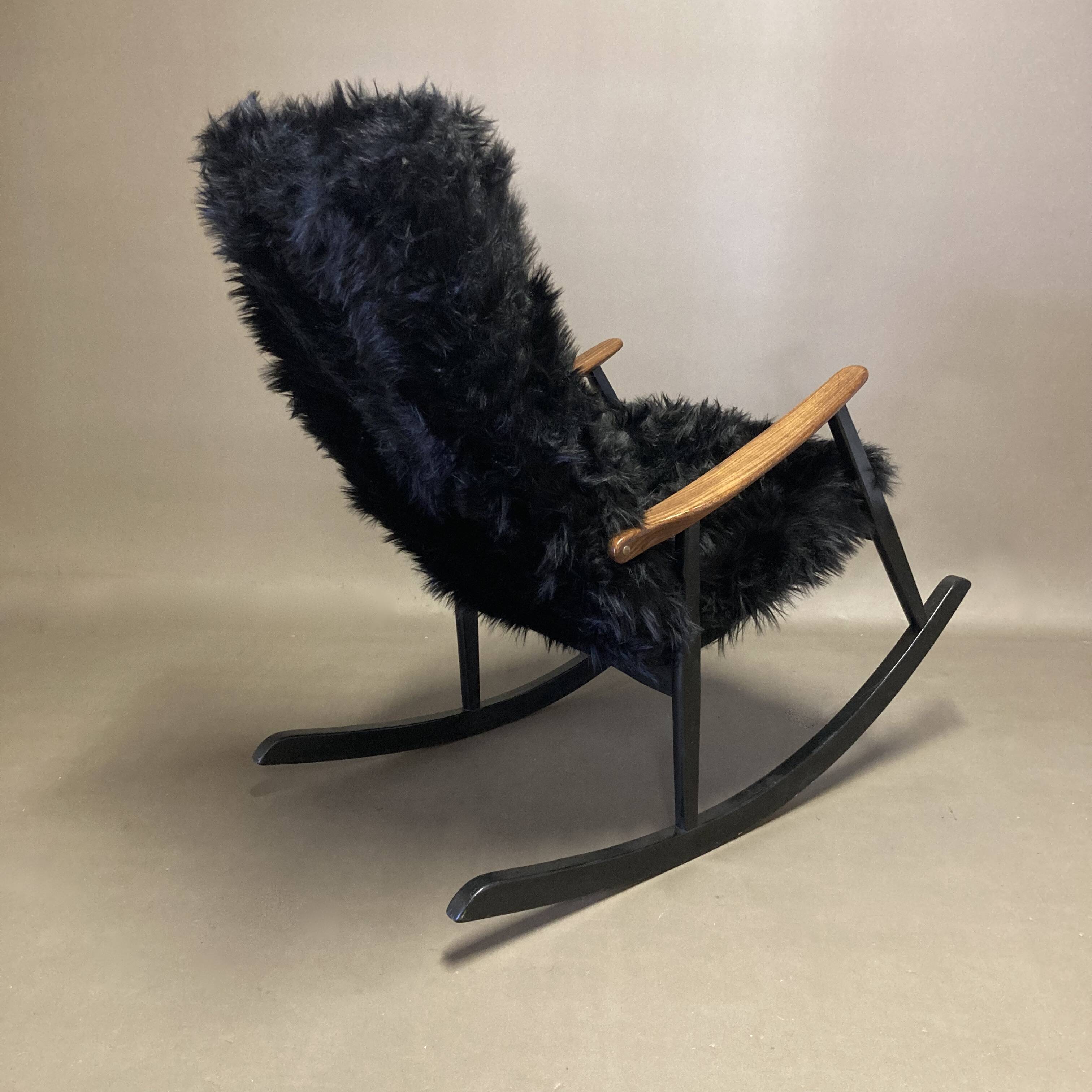 Scandinavian rocking chair design 1950.