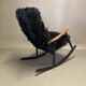 Scandinavian rocking chair design 1950.