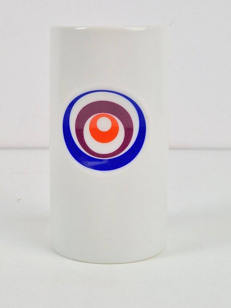 Technicolor Porcelain Vase by Hans Theo Baumann Schönwald, West Germany, 1970s
