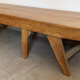 Vintage coffee table from the 60s in oak