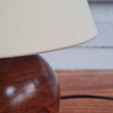 Walnut ball lamp