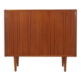 Cabinet en acajou avec serrure Meblosprzęt Pologne années 1970
