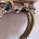 Gilded wooden console marble Louis XV style