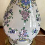 Porcelain and brass lamp base H 41cm