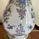 Porcelain and brass lamp base H 41cm