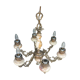 Chandelier with 6 fires of the 20th century