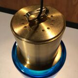 Brass and glass pendant light by Hans Agne Jakobsson 1970