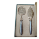 Antique fish service 2 pieces in box – Belle Époque silverware