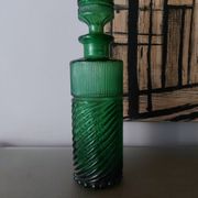 Italian vintage glass bottle