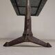 Bistro table with a marble top on a cast iron frame, 1930s.