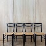 Serie de 4 chaises italienne - 1960
