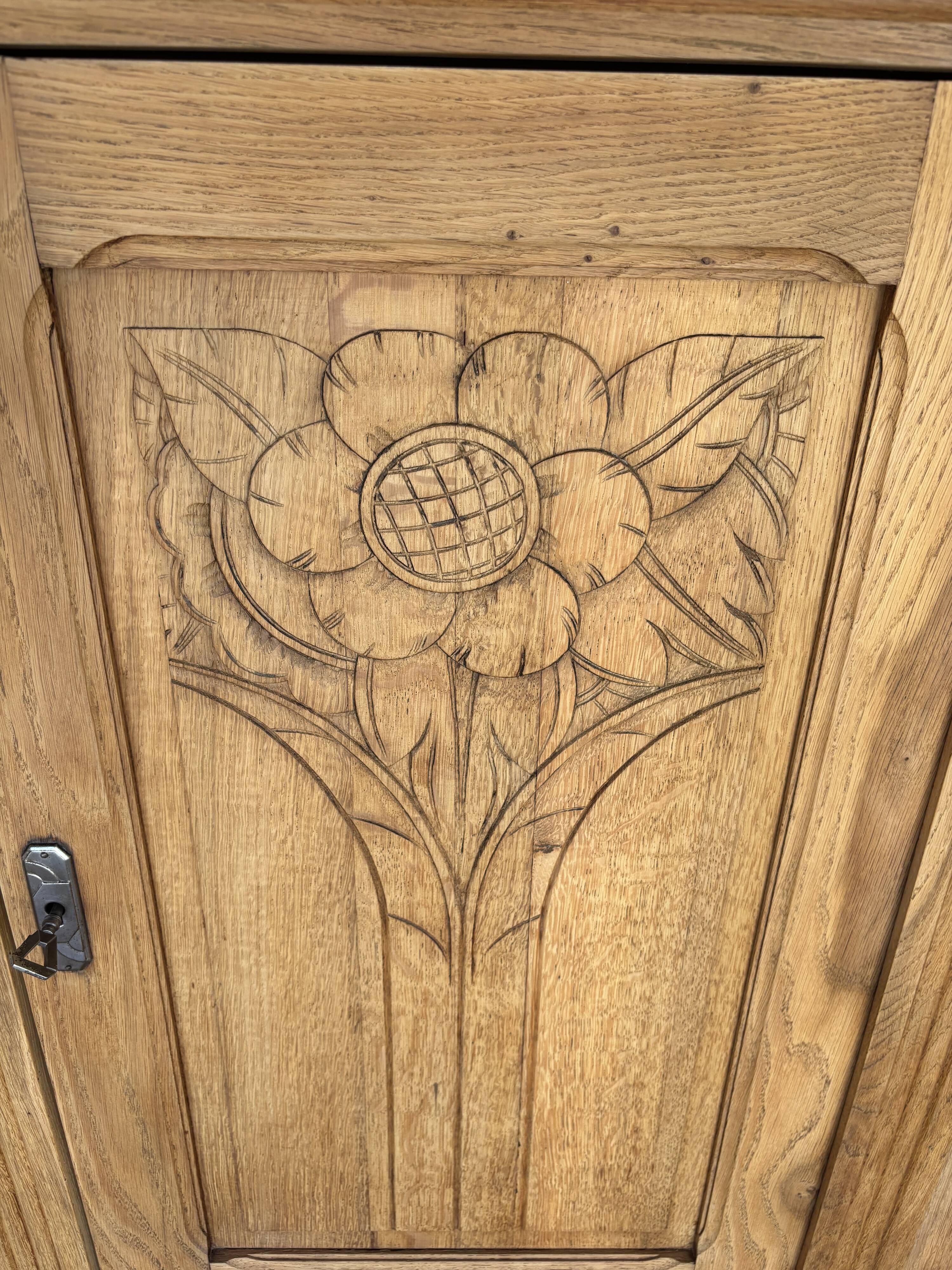 Art Deco sideboard with mirror