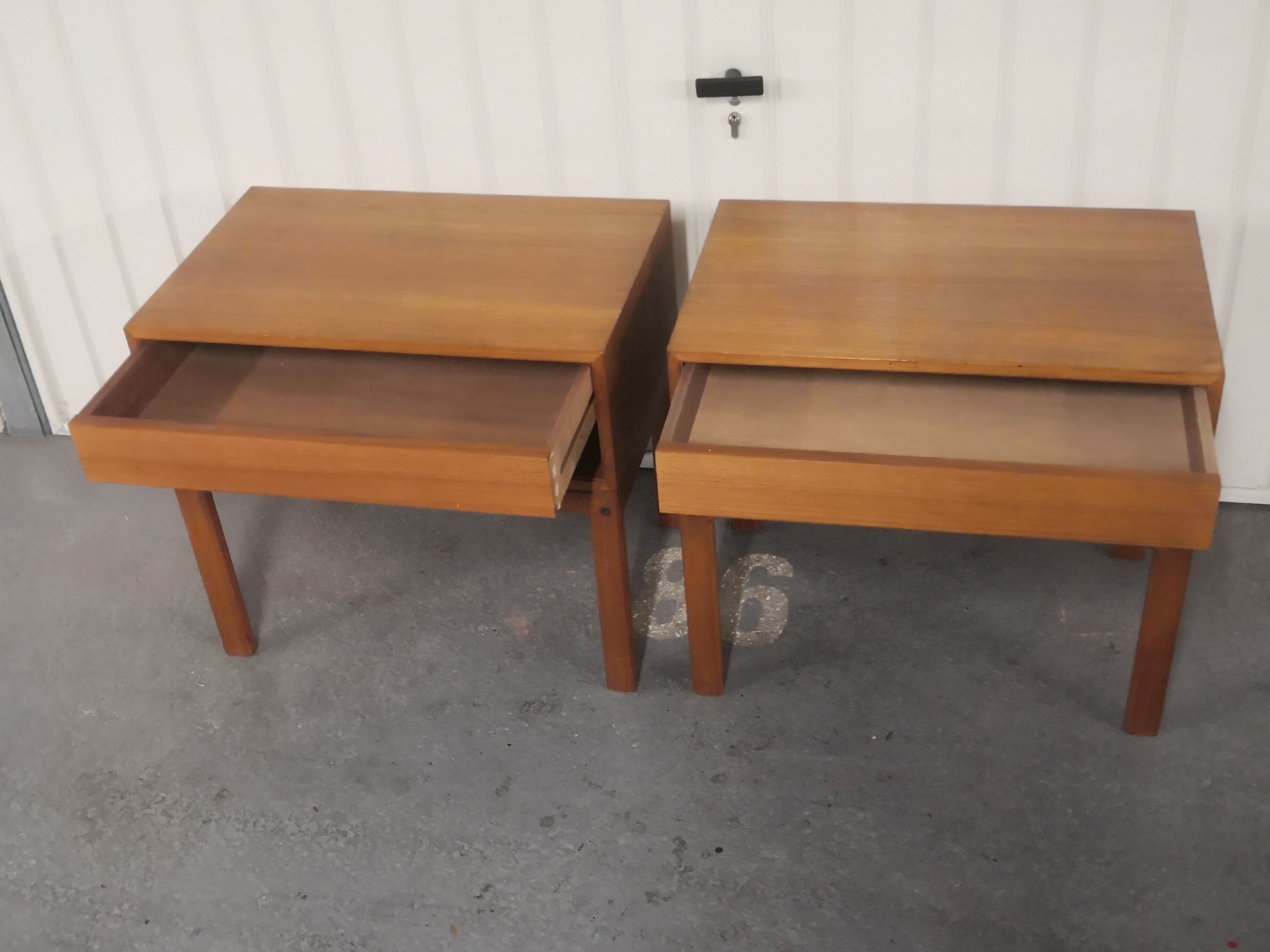 Pair of scandinavian bedside tables