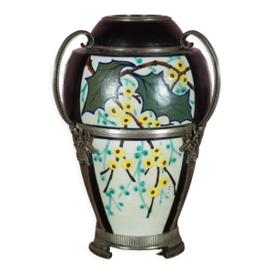 Vase ceramique avec monture - art