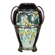 Ceramic vase with silver frame, vase signed by Argyl, Art Nouveau vase, art deco, collection