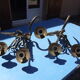 Pair of copper and brass 19 eme