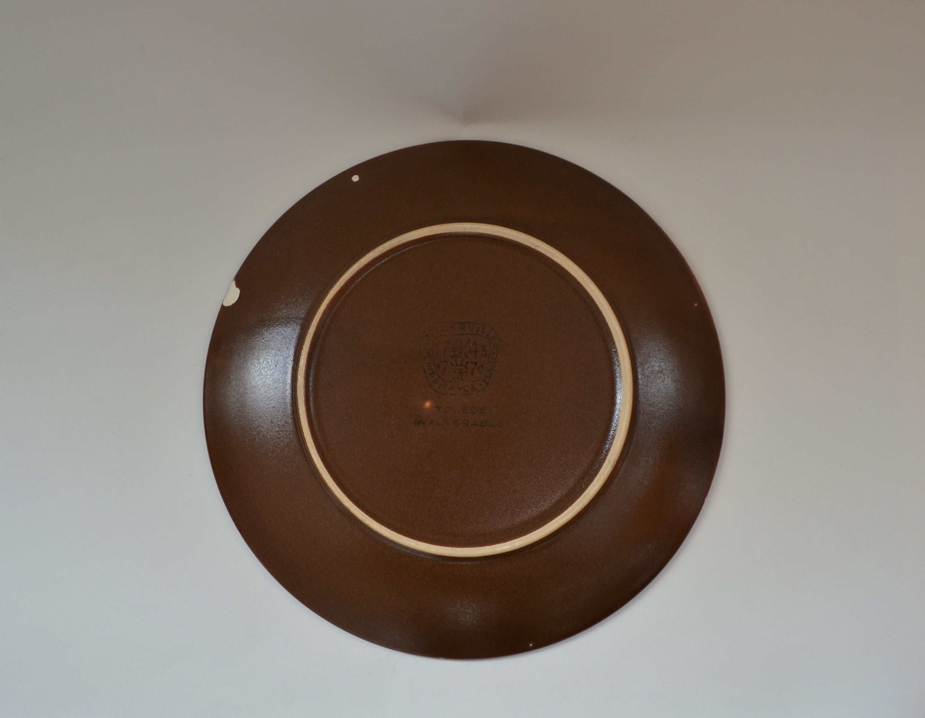 8 Niderviller - Toledo-made sandstone dessert plates