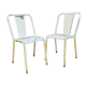 Pair of Tolix T4 bistro chair