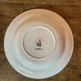 6 off-white and golden Amandinoise plates