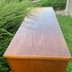 Vintage school cabinet with sliding doors