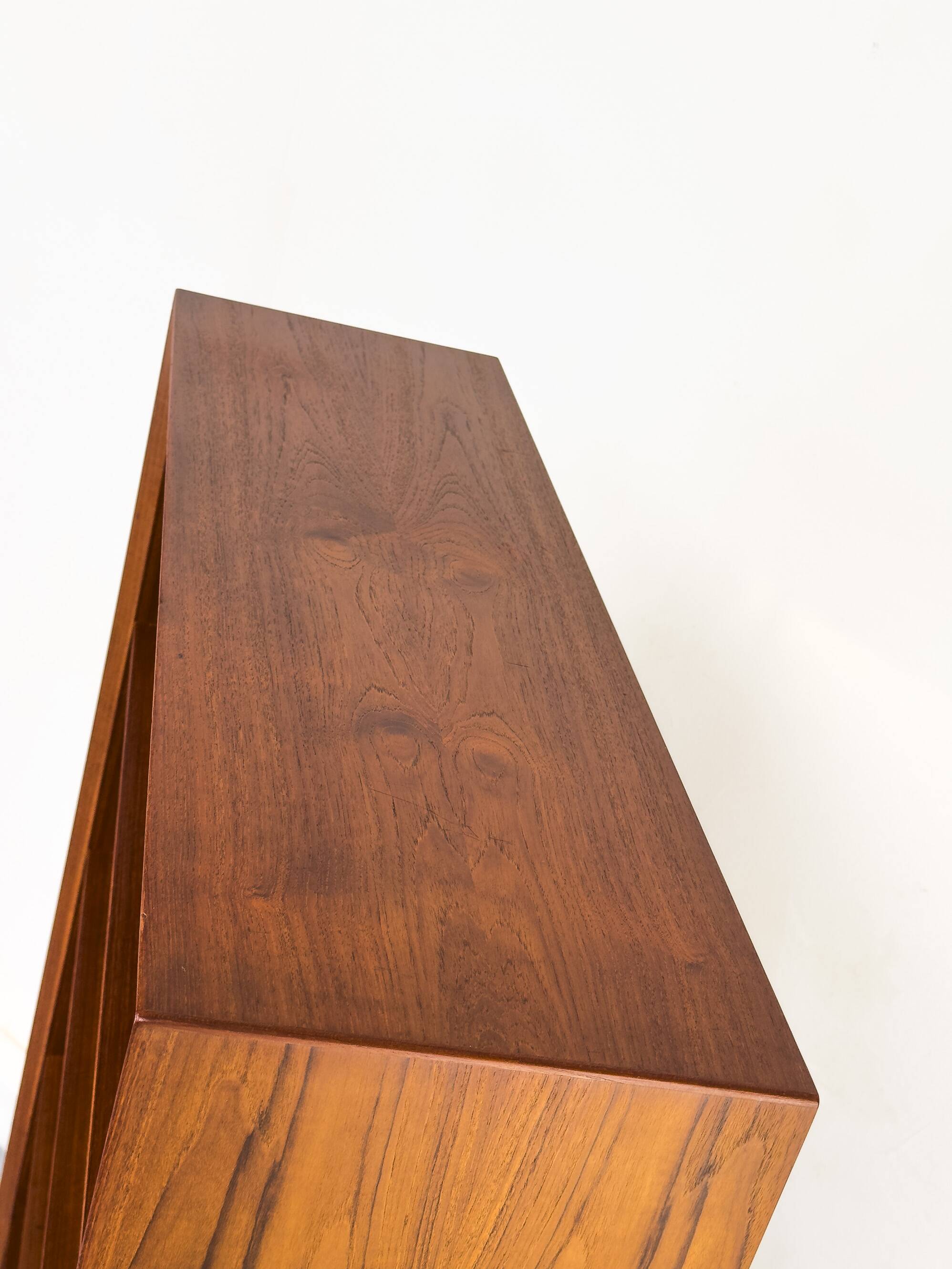 Vintage Danish Teak Bookcase by Chr. Linneberg, 1960s