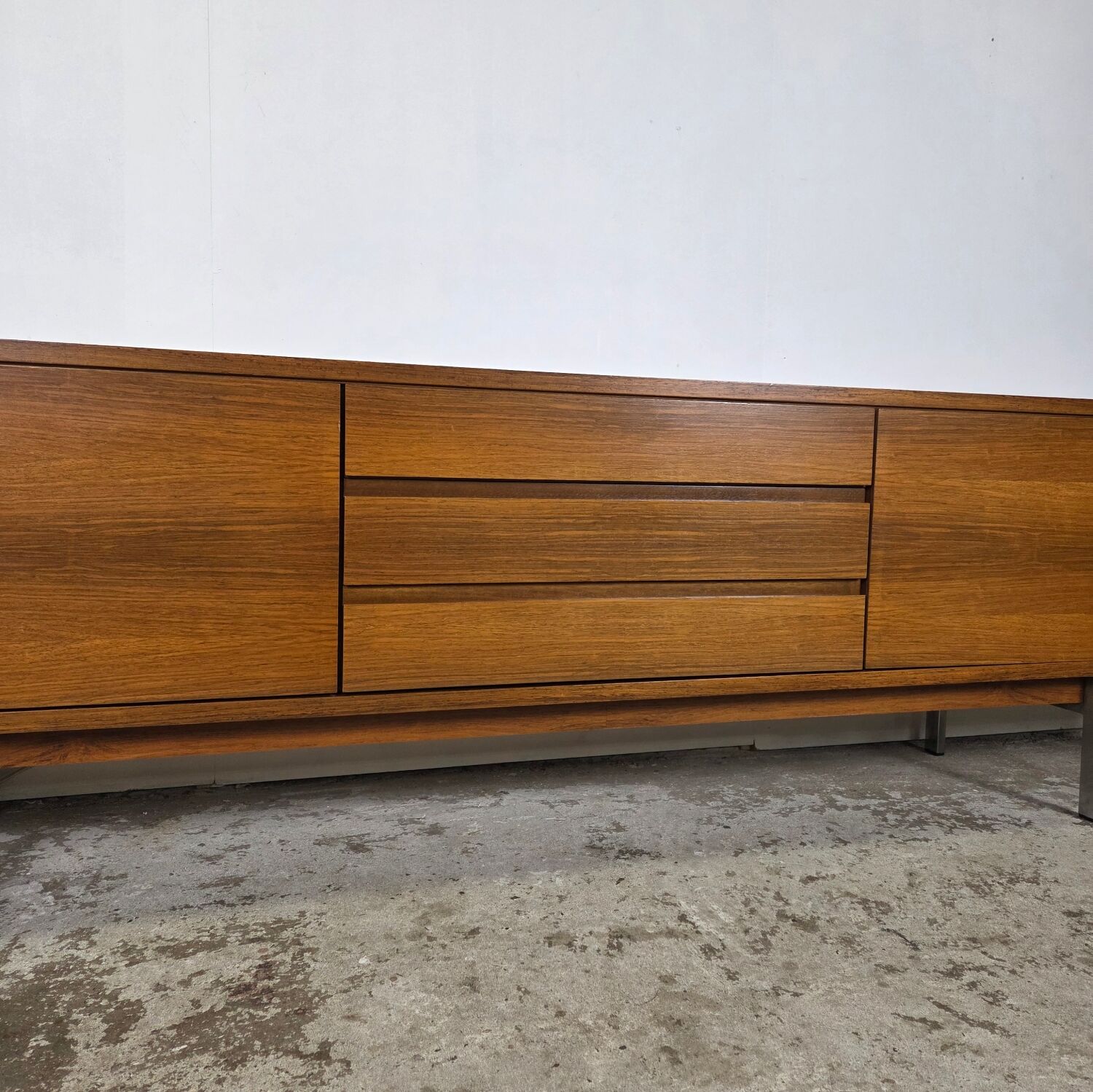 Helmut Magg 280 cm long! Vintage rosewood sideboard from the 1960s.