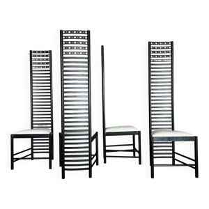 Ensemble de 4 chaises - vers 1980