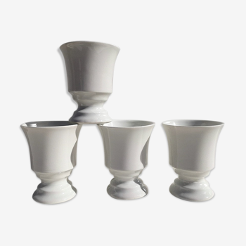 Half mazagrans, porcelain cups