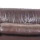 Vintage leather sofa from the 60s, 70s