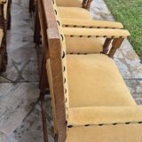 9 armchairs in the Louis XIII style