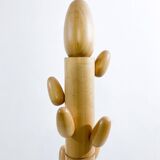 Mid-Century Modern Solid Wood Coat Rack