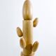 Mid-Century Modern Solid Wood Coat Rack
