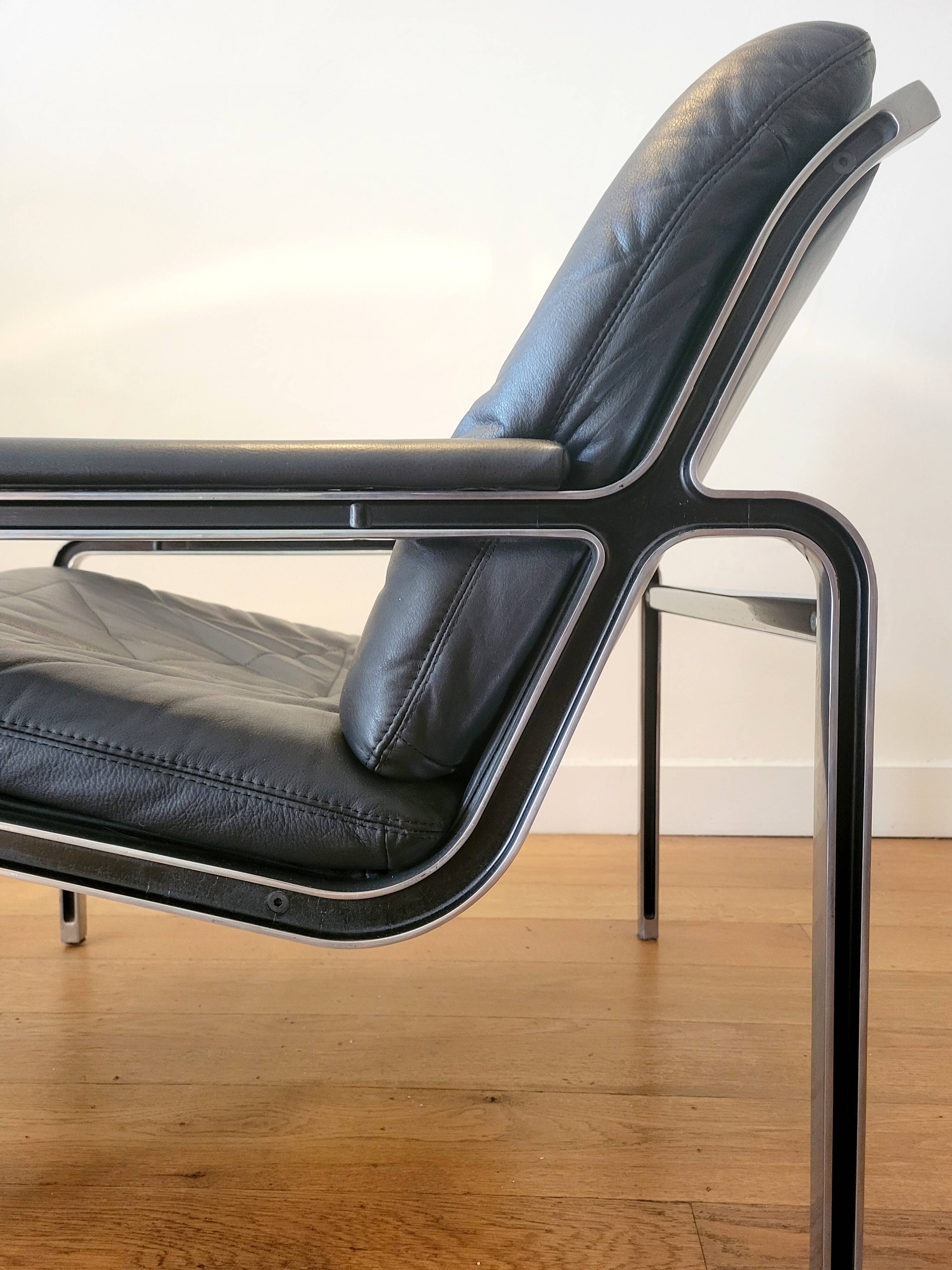 Mid-century modern lounge chair by André Vandenbeuck for Strässle 1960