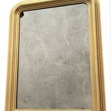 Louis-Philippe mirror in gilded wood — early 20th century, 85 cm