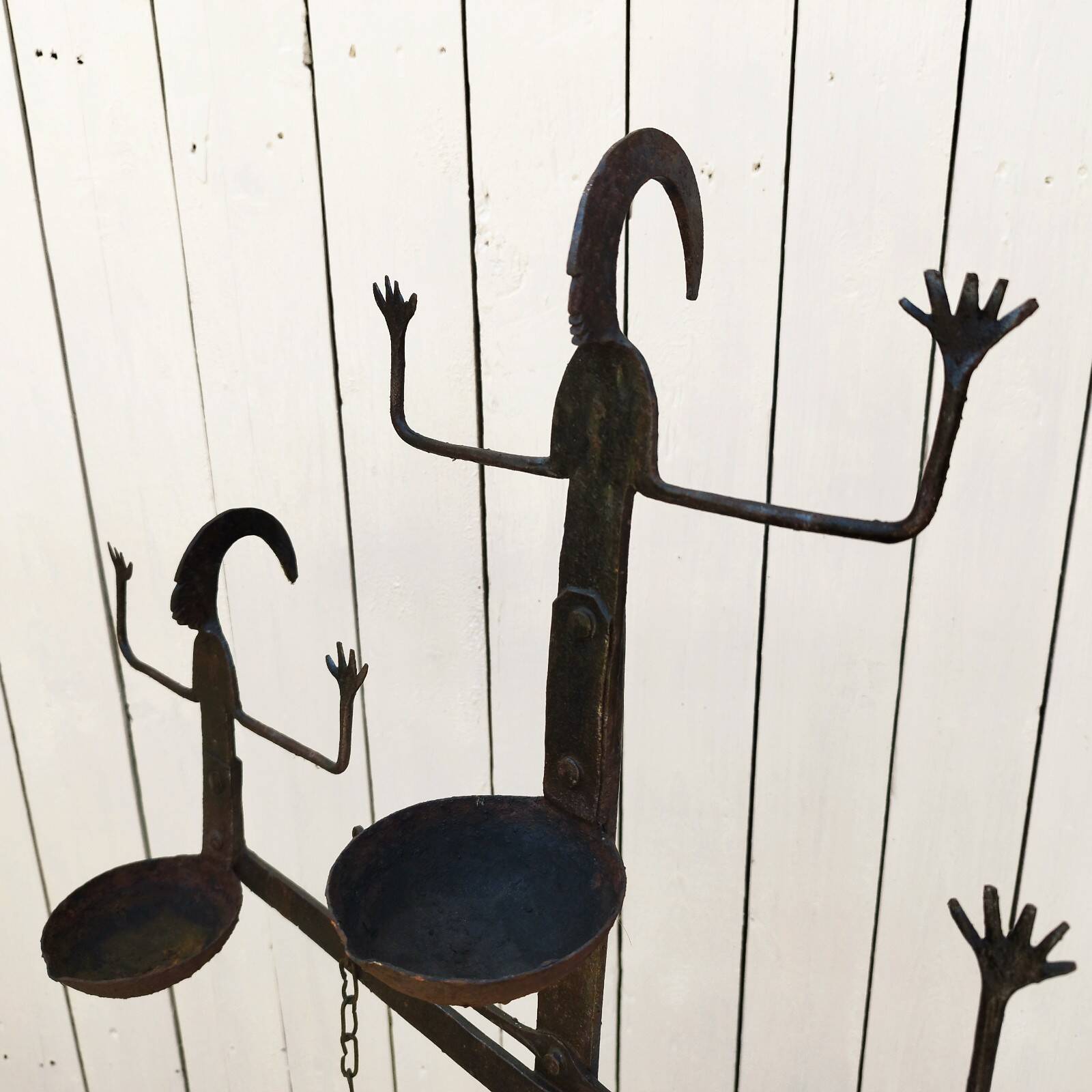 Large anthropomorph 50's Vintage candle holder