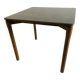 Vico Magistretti pour Cassina table Carimate vintage années 60 bois teintée
