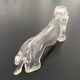 8 porte-couteaux en plastique, années 70, forme teckel