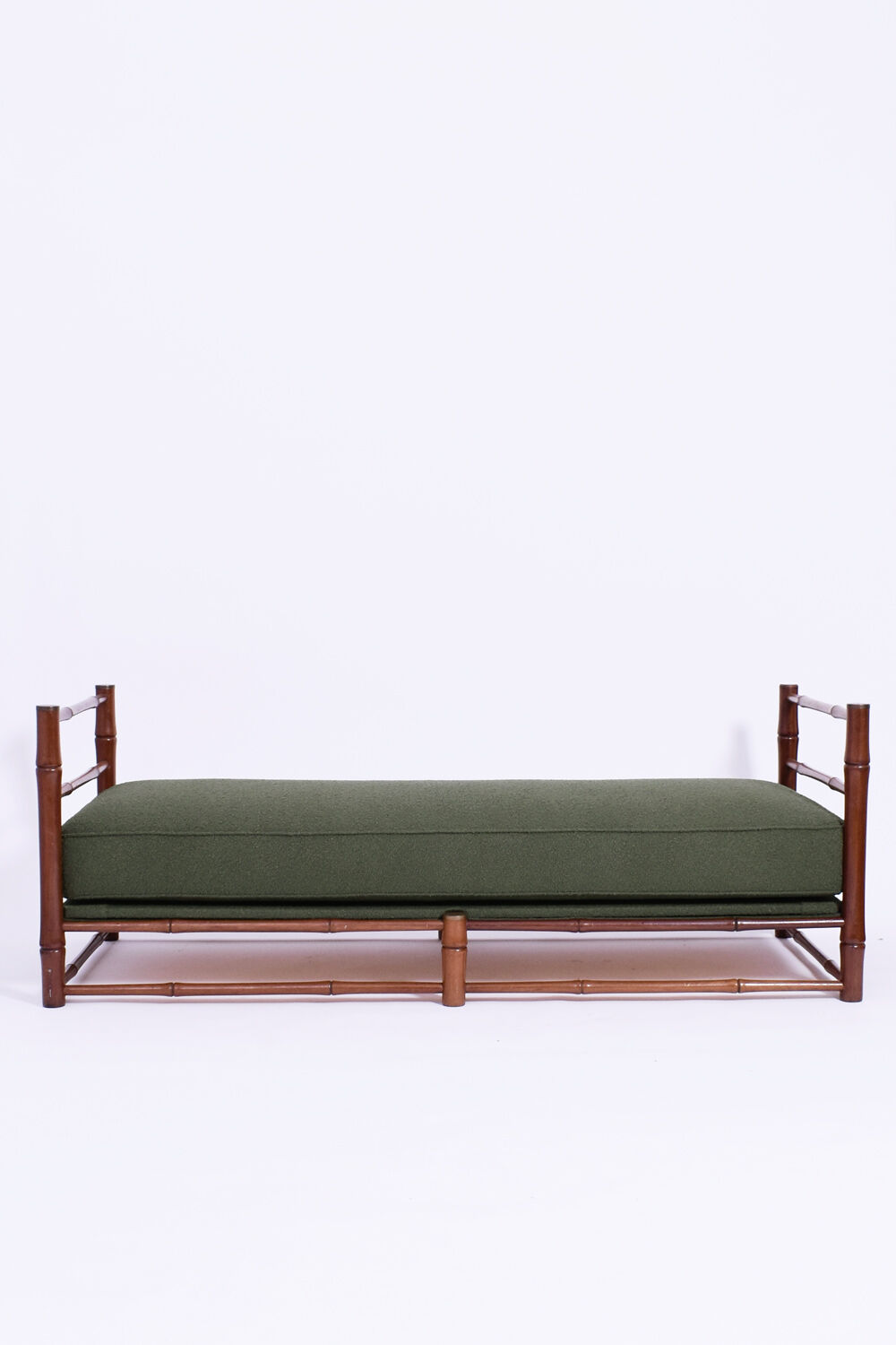Faux bamboo sofa daybed, 1970s