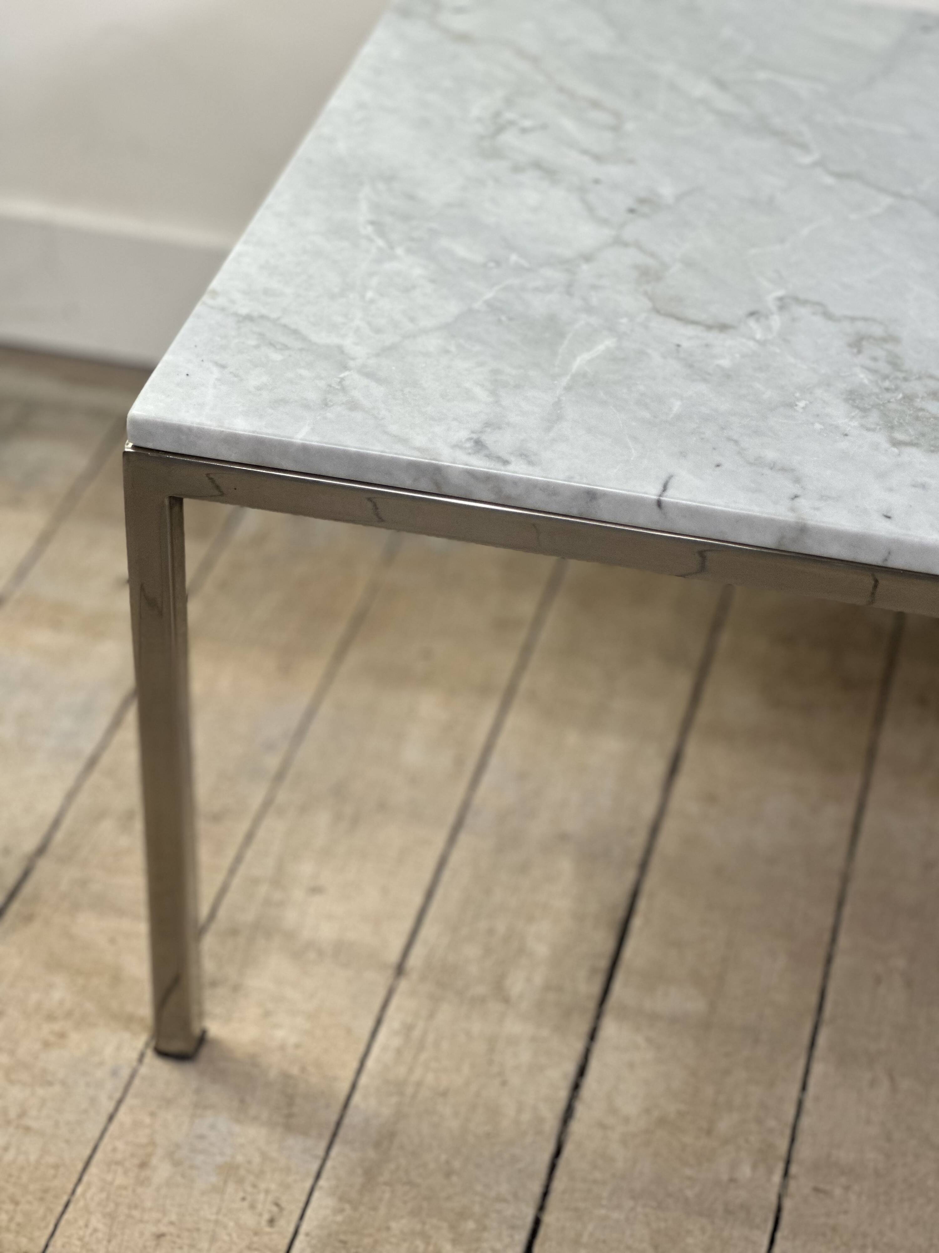 Table basse en marbre Knoll International, années 70