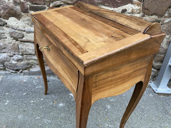 Bureau scriban bonheur du jour noyer 1920s scriban à système