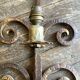XXL wall lamp in gilded iron Italian work 1960