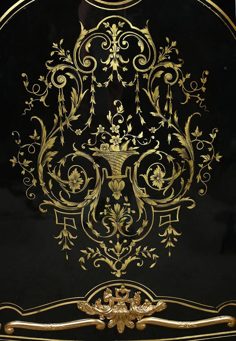 Support Furniture in Blackened Pear Wood, Napoleon III Period – Mid 19th Century