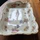 Late 19th century floral porcelain tray