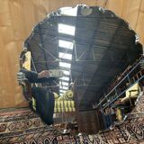 Art Deco round mirror