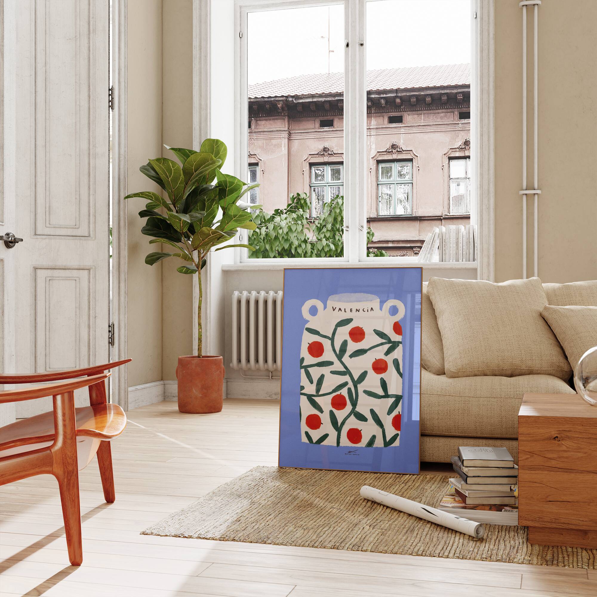 Valencia Vase - Wall poster 50x70cm